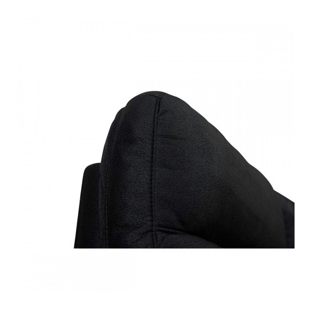 Armlehne im Detail, 2-Sitzer Relaxsofa Selesta Schwarz