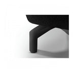 Fuß im Detail, 2-Sitzer Relaxsofa Selesta Schwarz