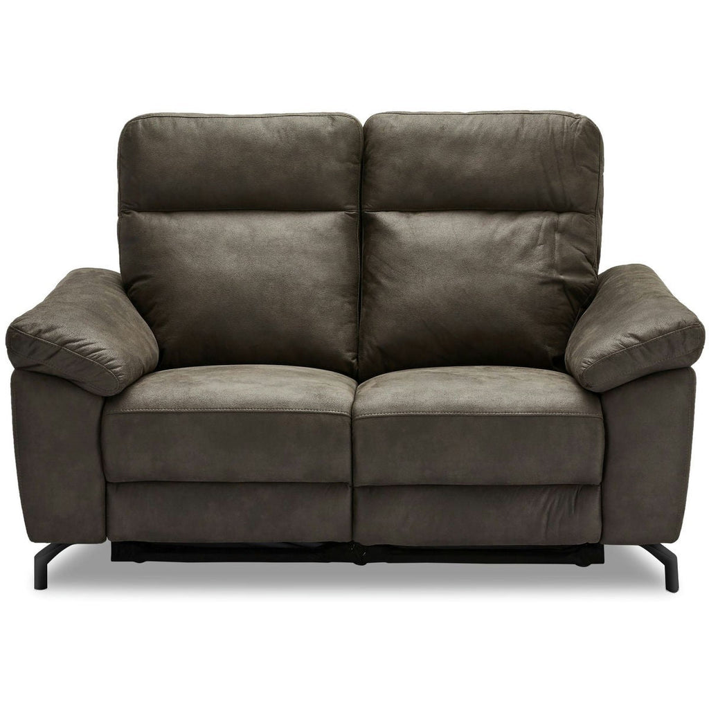 Selesta 2-Sitzer Sofa – mit Elektrische Relaxfunktion, USB - Stoffbezug Taupe Grau - FURNHOUSE