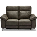 2-Sitzer Relaxsofa Selesta Taupe schräg von vorne