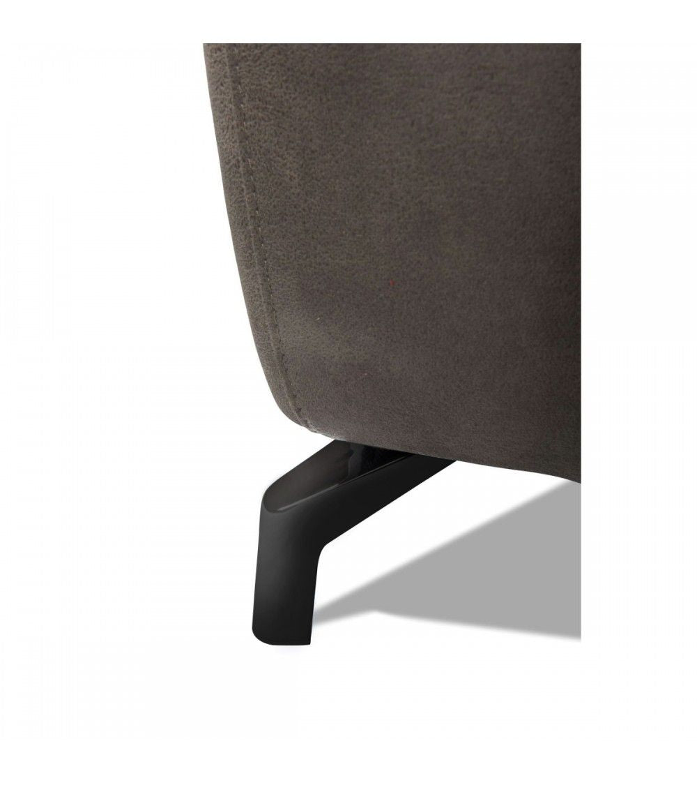 Selesta 3-Sitzer Sofa – mit Elektrische Relaxfunktion, USB - Stoffbezug Taupe Grau