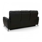 3-Sitzer Relaxsofa Selesta Schwarz von hinten