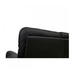 Armlehne im Detail, 3-Sitzer Relaxsofa Selesta Schwarz