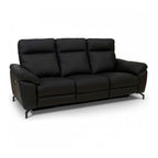 3-Sitzer Relaxsofa Selesta Schwarz von vorne