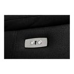 Bedienelement mit USB-Anschluss, 3-Sitzer Relaxsofa Selesta Schwarz