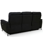 Selesta 3-Sitzer Sofa – mit Elektrische Relaxfunktion, USB - Stoffbezug Schwarz - FURNHOUSE