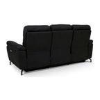3-Sitzer Relaxsofa Selesta Schwarz von hinten