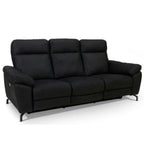 Selesta 3-Sitzer Sofa – mit Elektrische Relaxfunktion, USB - Stoffbezug Schwarz - FURNHOUSE