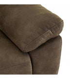 Selesta 3-Sitzer Sofa – mit Elektrische Relaxfunktion, USB - Stoffbezug Taupe Grau - FURNHOUSE