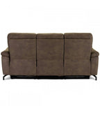 Selesta 3-Sitzer Sofa – mit Elektrische Relaxfunktion, USB - Stoffbezug Taupe Grau - FURNHOUSE