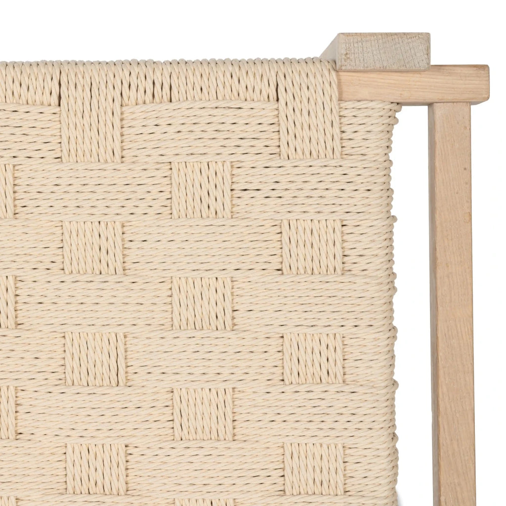 Sitzbank Nobel mit Geflechtsitz - Eiche bianco - FURNHOUSE