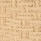 Sitzbank Nobel mit Geflechtsitz - Schwarz/Beige - FURNHOUSE