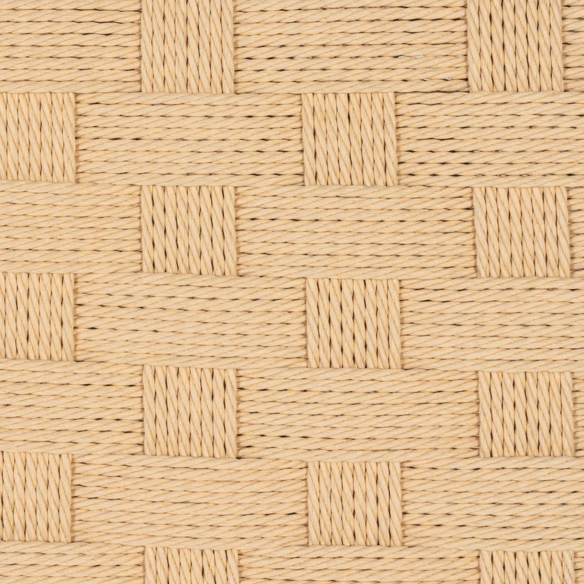 Sitzbank Nobel mit Geflechtsitz - Schwarz/Beige - FURNHOUSE