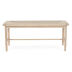 Sitzbank Prime mit Geflechtsitz - Eiche bianco - FURNHOUSE