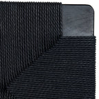 Sitzbank Prime mit Geflechtsitz - Schwarz/Schwarz - FURNHOUSE