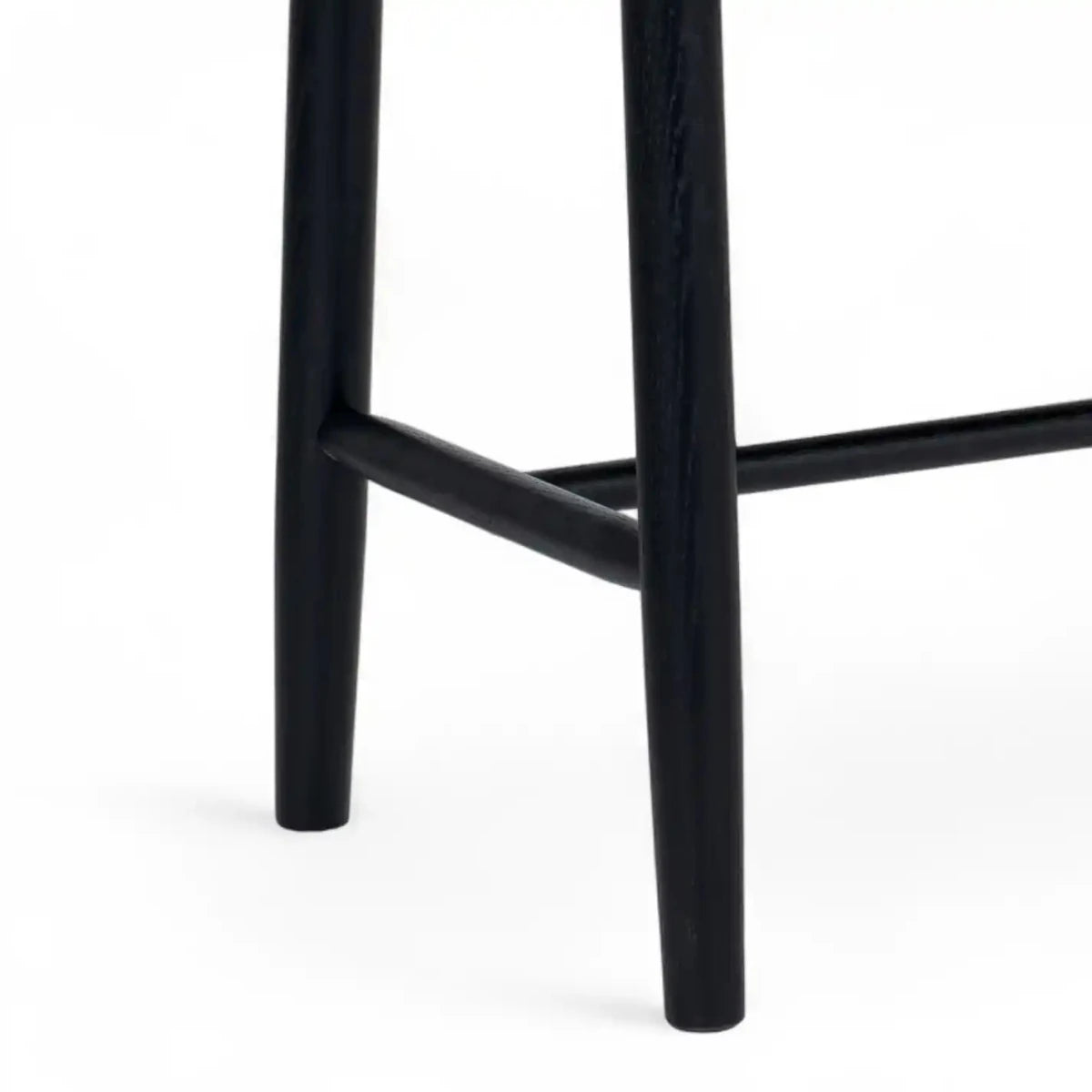 Sitzbank Prime mit Geflechtsitz - Schwarz/Schwarz - FURNHOUSE