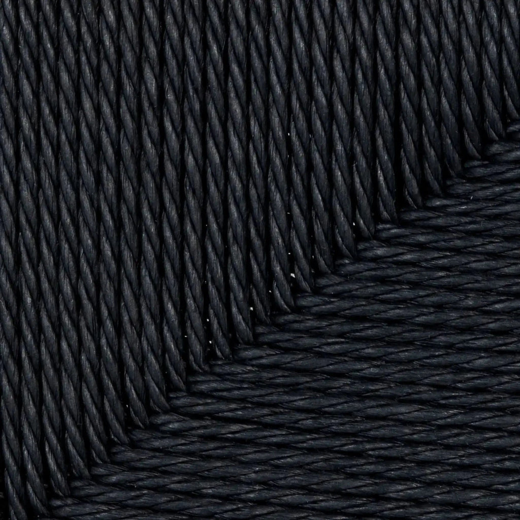 Sitzbank Prime mit Geflechtsitz - Schwarz/Schwarz - FURNHOUSE