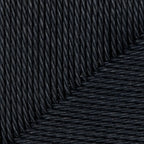 Sitzbank Prime mit Geflechtsitz - Schwarz/Schwarz - FURNHOUSE