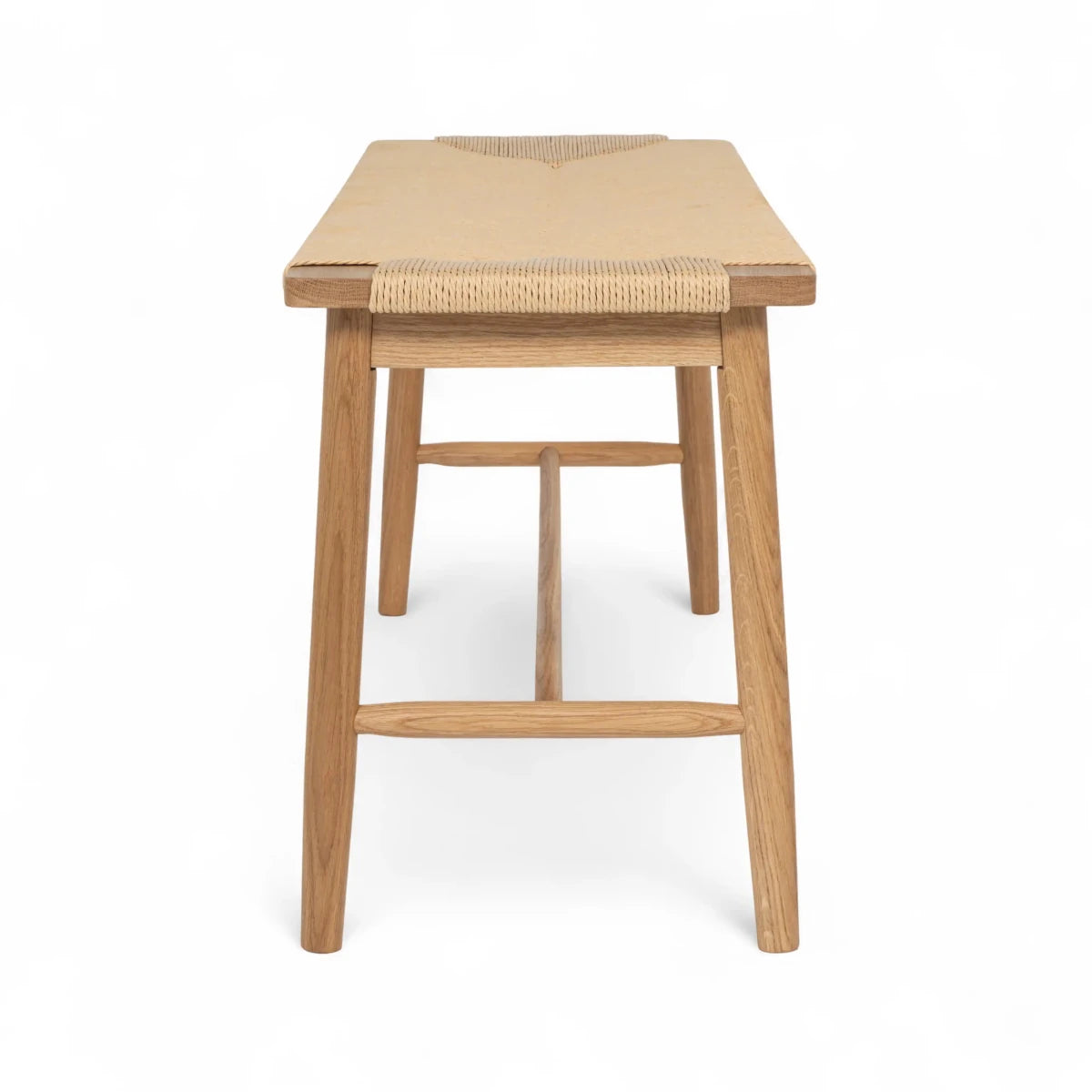 Sitzbank Prime mit Geflechtsitz - Wildeiche - FURNHOUSE