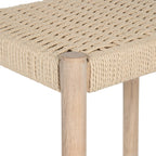 Sitzbank Shine mit Geflechtsitz - Eiche bianco - FURNHOUSE