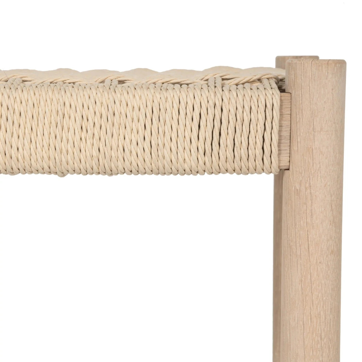 Sitzbank Shine mit Geflechtsitz - Eiche bianco - FURNHOUSE