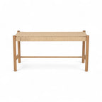 Sitzbank Shine mit Geflechtsitz - Wildeiche - FURNHOUSE