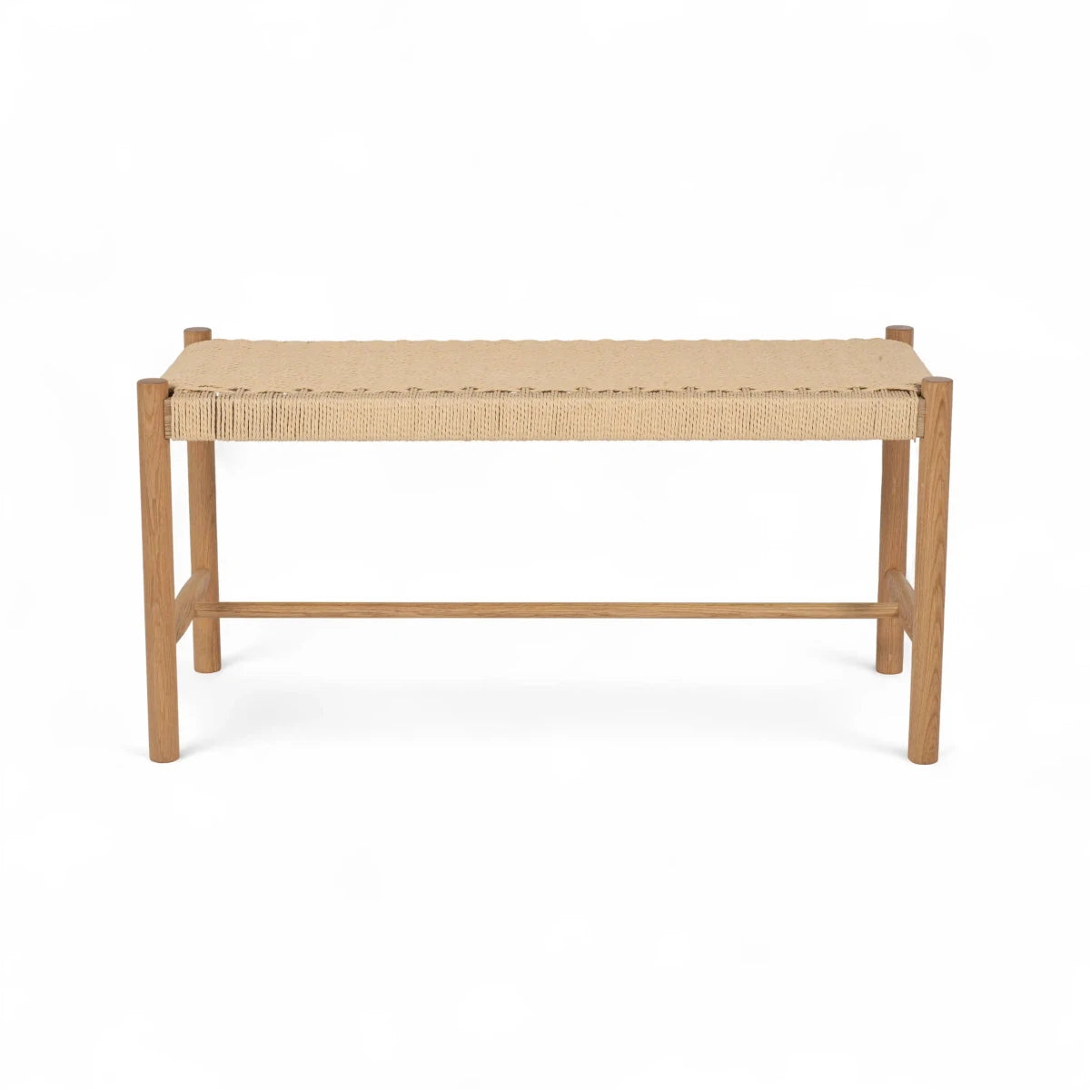 Sitzbank Shine mit Geflechtsitz - Wildeiche - FURNHOUSE
