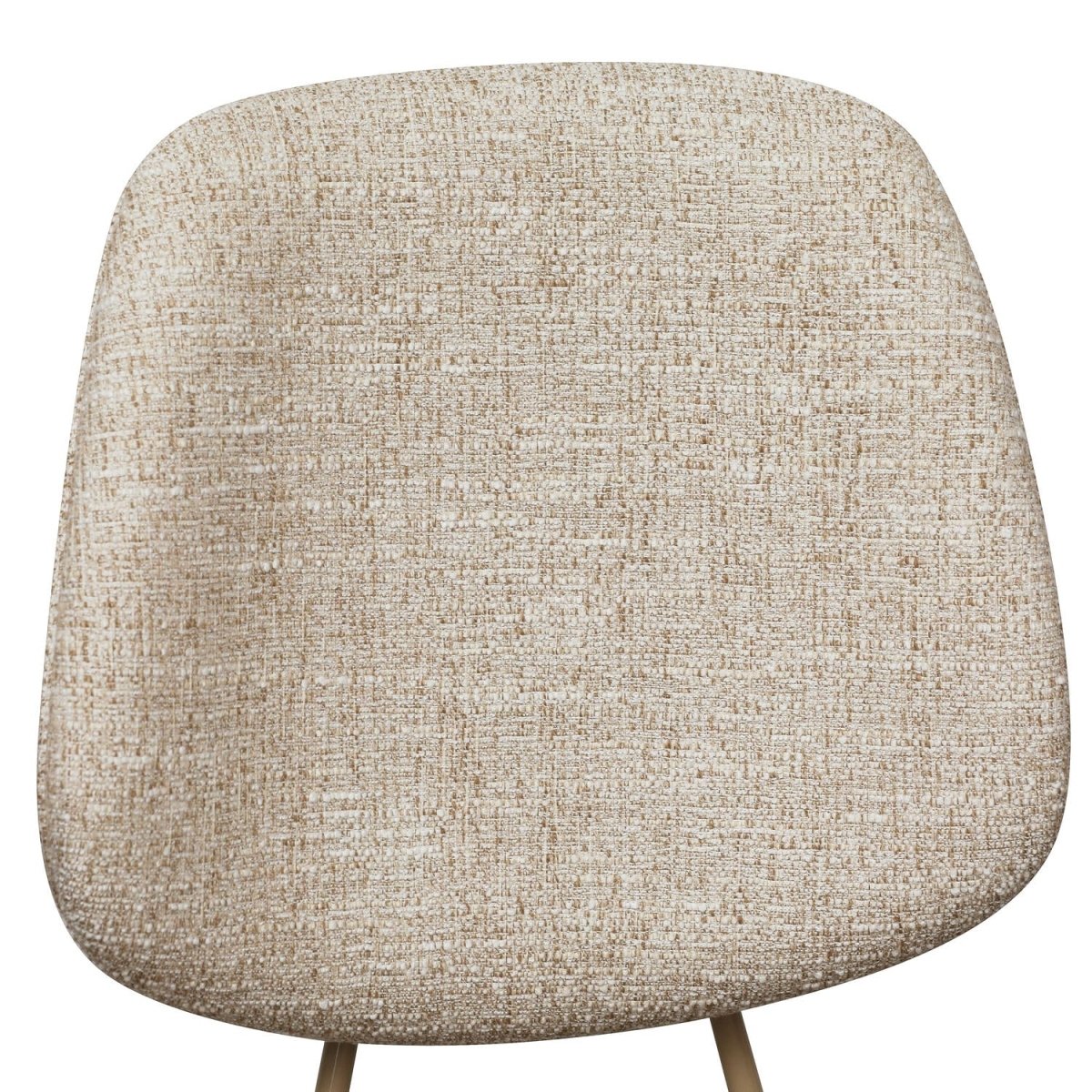 Sofia Esszimmerstühle 2er Set - Bouclé-Stoff Beige - FURNHOUSE