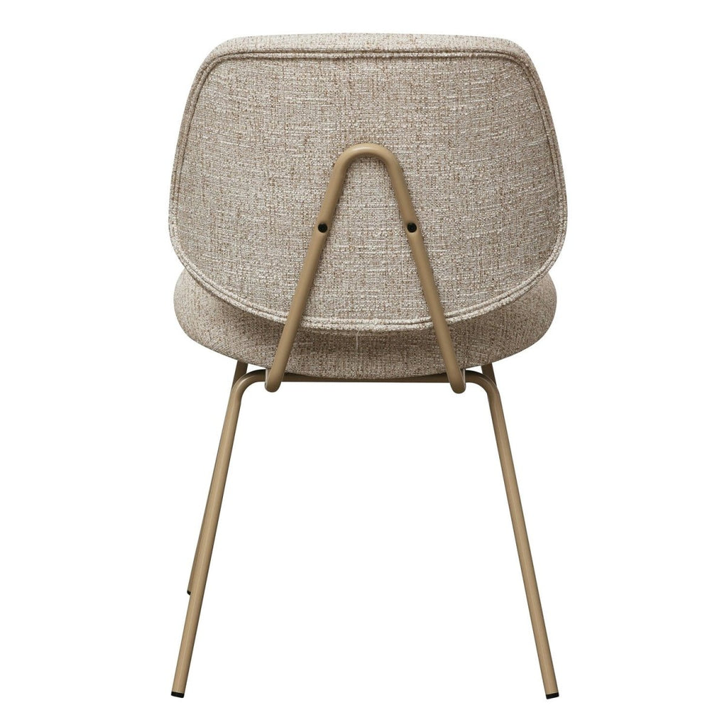 Sofia Esszimmerstühle 2er Set - Bouclé-Stoff Beige - FURNHOUSE