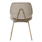 Sofia Esszimmerstühle 2er Set - Bouclé-Stoff Beige - FURNHOUSE