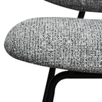 Sofia Esszimmerstühle 2er Set - Bouclé-Stoff Grau - FURNHOUSE