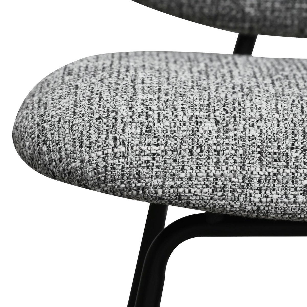 Sofia Esszimmerstühle 2er Set - Bouclé-Stoff Grau - FURNHOUSE