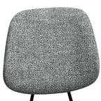 Sofia Esszimmerstühle 2er Set - Bouclé-Stoff Grau - FURNHOUSE