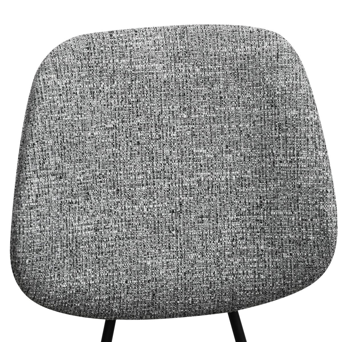 Sofia Esszimmerstühle 2er Set - Bouclé-Stoff Grau - FURNHOUSE