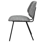 Sofia Esszimmerstühle 2er Set - Bouclé-Stoff Grau - FURNHOUSE