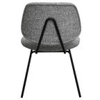 Sofia Esszimmerstühle 2er Set - Bouclé-Stoff Grau - FURNHOUSE