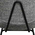 Sofia Esszimmerstühle mit Armlehne 2er Set - Bouclé-Stoff Grau - FURNHOUSE