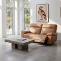 2-Sitzer Ledersofa - Echtleder Cognacbraun Sao Paulo - FURNHOUSE