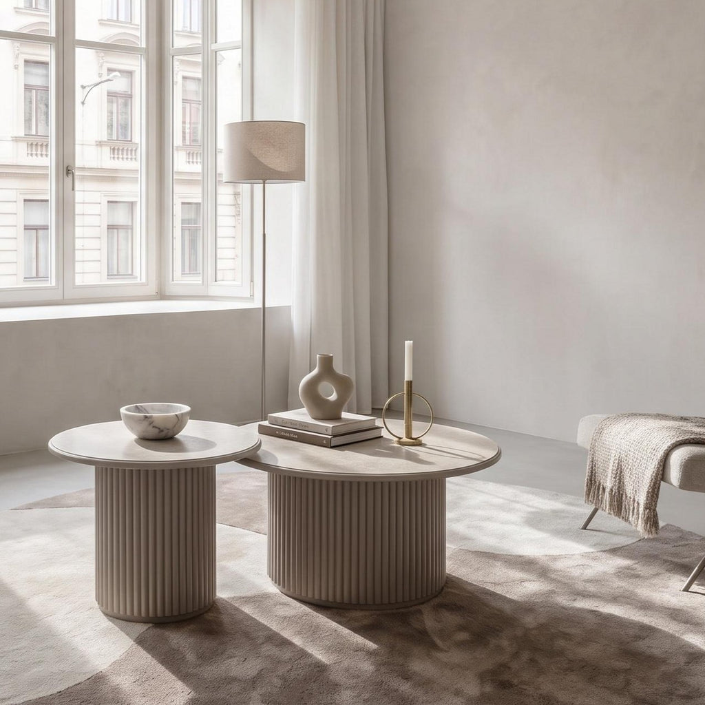 Couchtisch Easy ø80 cm Grau - Ansicht 2