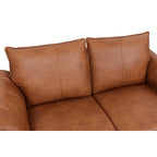 Soul 2-Sitzer Ledersofa - Echtleder Cognac Braun - FURNHOUSE