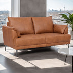 Soul 2-Sitzer Ledersofa - Echtleder Cognac Braun - FURNHOUSE