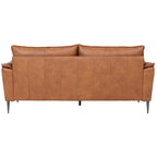 Soul 3-Sitzer Ledersofa - Echtleder Cognac Braun - FURNHOUSE