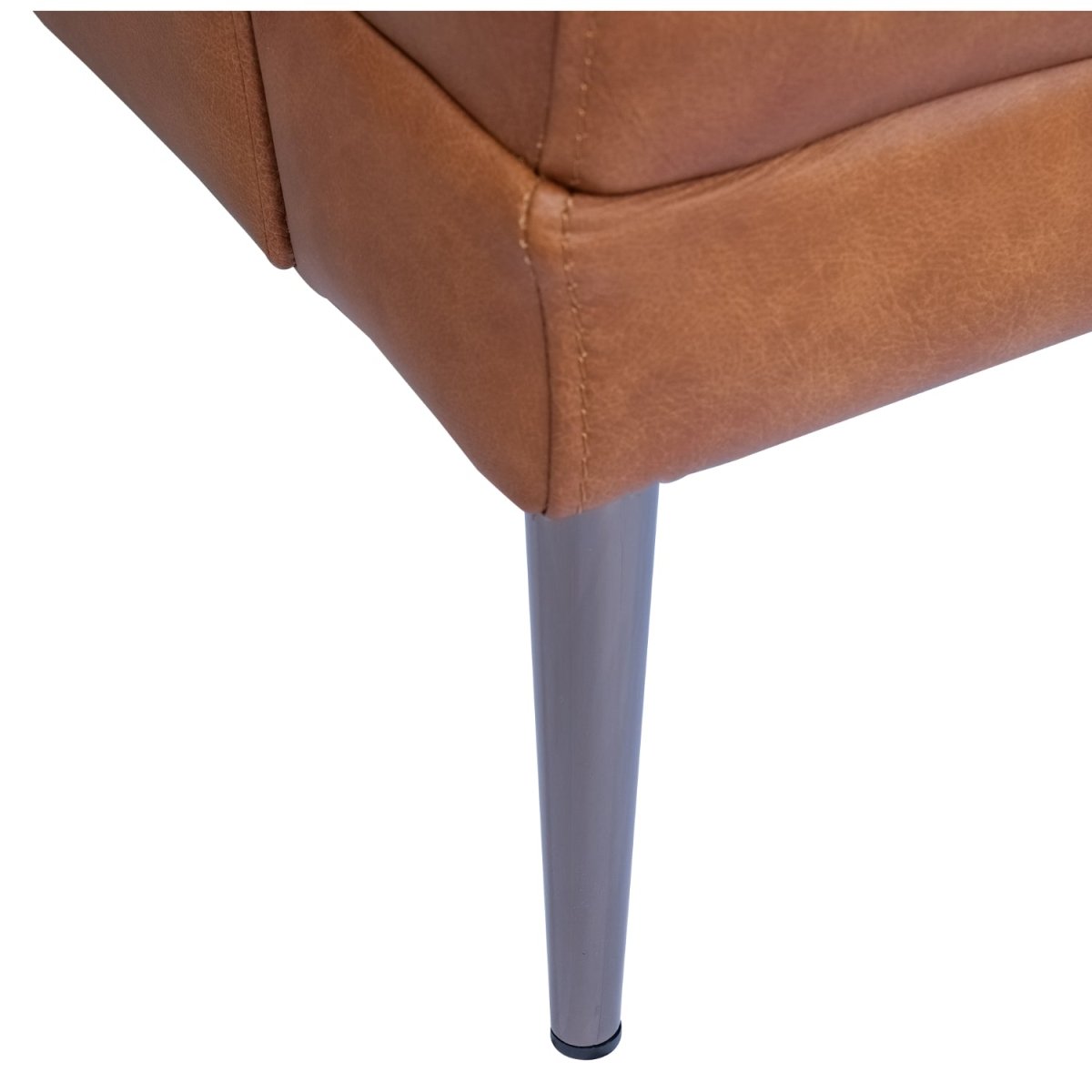 Soul 3-Sitzer Ledersofa - Echtleder Cognac Braun - FURNHOUSE