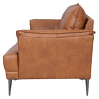 Soul 3-Sitzer Ledersofa - Echtleder Cognac Braun - FURNHOUSE