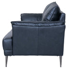 Soul 3-Sitzer Ledersofa - Echtleder Schwarz - FURNHOUSE