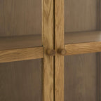 Svendborg Highboard mit Glastüren - 100 cm breit - Wildeiche Natur - FURNHOUSE