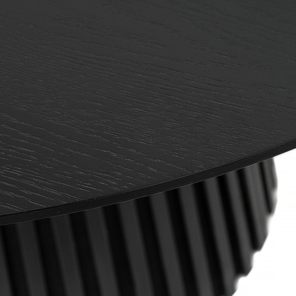 Svendborg Runder Esstisch ø120 cm – Ausziehbar bis 220 cm - Eiche Schwarz - FURNHOUSE