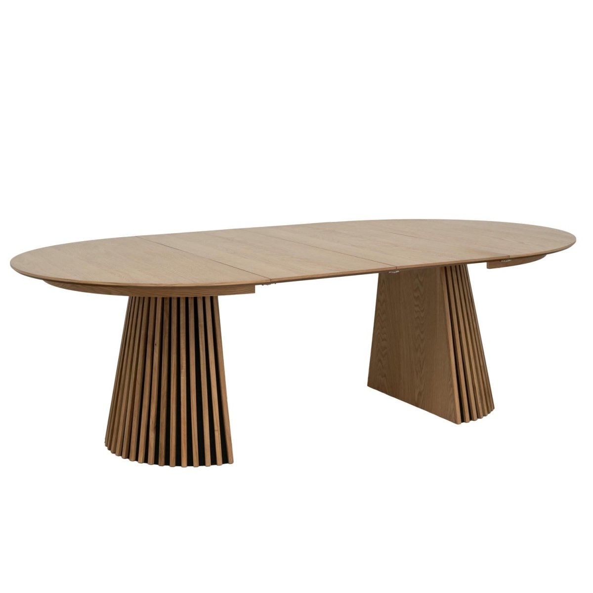 Svendborg Runder Esstisch ø140 cm – Ausziehbar bis 240 cm - Eiche Natur - FURNHOUSE