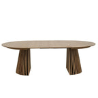 Svendborg Runder Esstisch ø140 cm – Ausziehbar bis 240 cm - Eiche Natur - FURNHOUSE