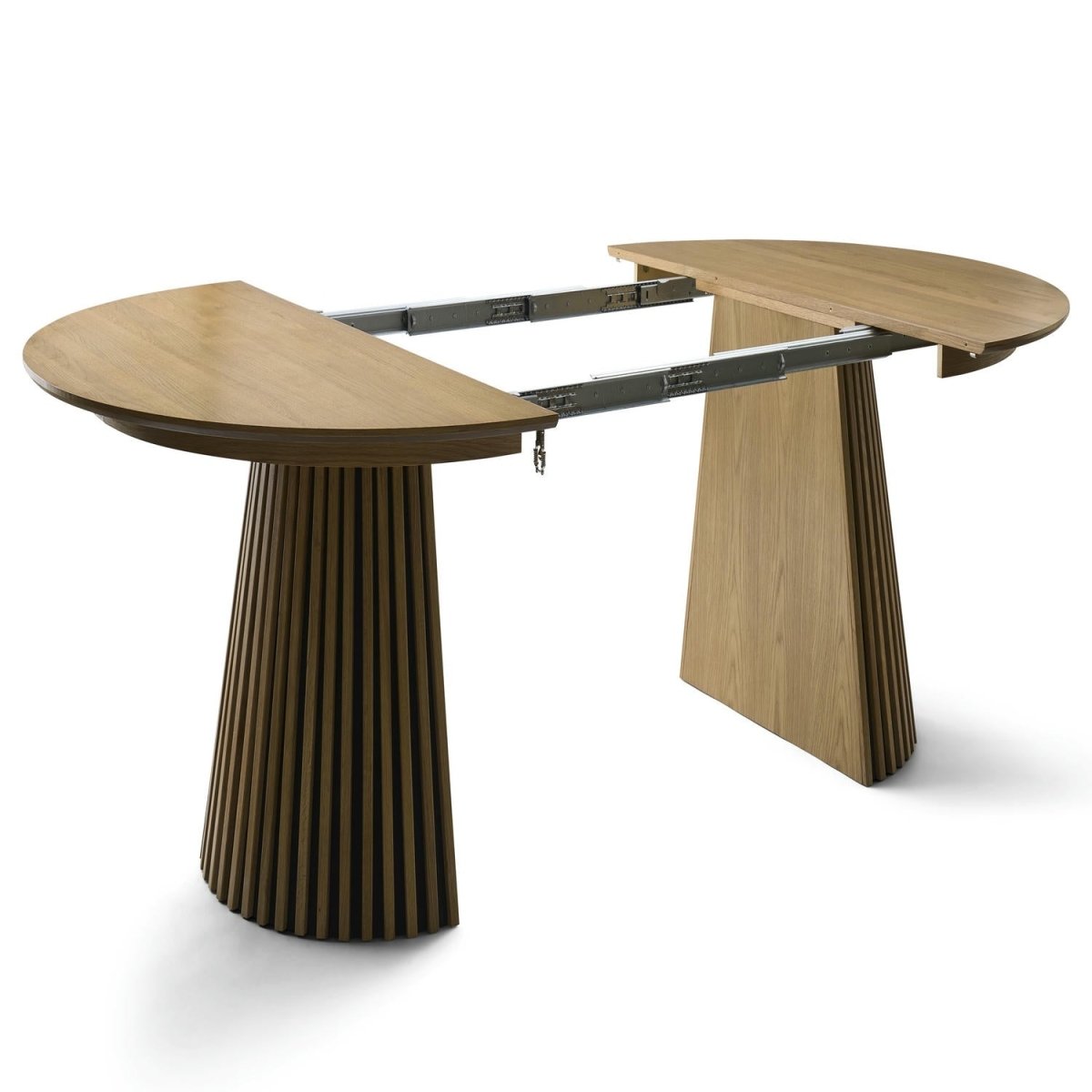 Svendborg Runder Esstisch ø140 cm – Ausziehbar bis 240 cm - Eiche Natur - FURNHOUSE